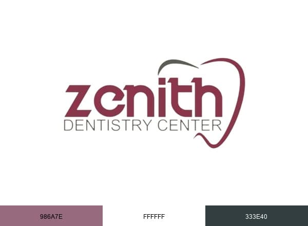 Zenith Dentistry Center brand color palette