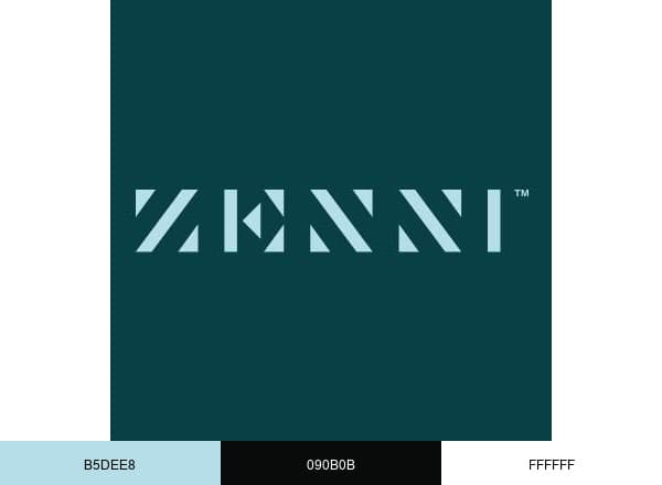 Zenni brand color palette