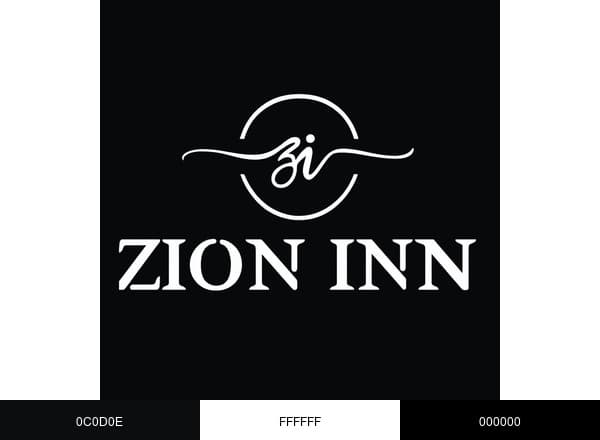 Hotel Zion Inn brand color palette