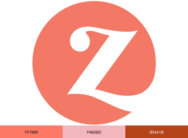 Zivame brand color palette