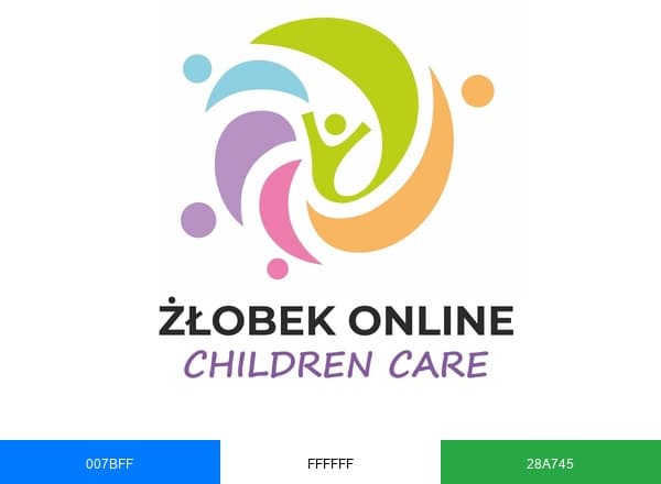 Żłobek Online brand color palette