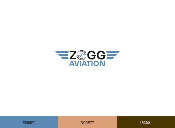 Zogg Aviation brand color palette