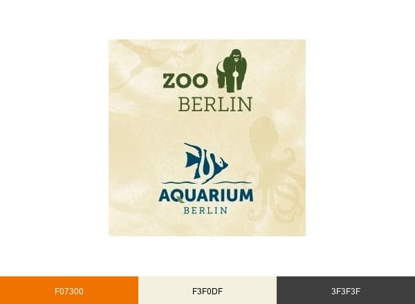 Zoologischer Garten Berlin brand color palette