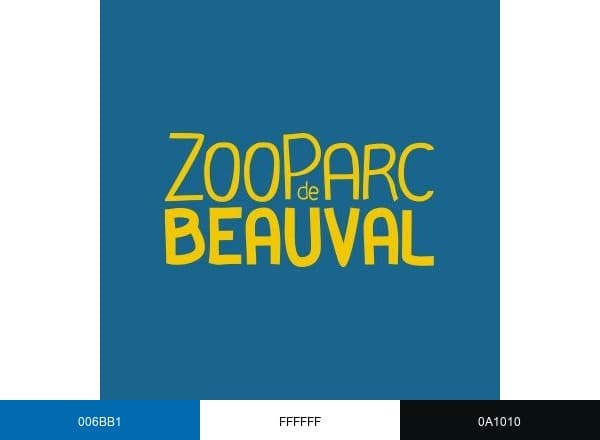 ZooParc de Beauval brand color palette