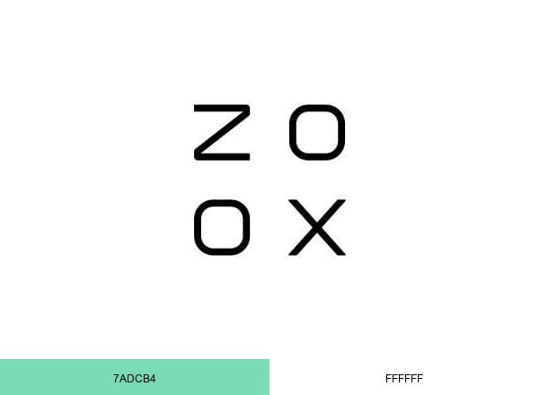 Zoox brand color palette