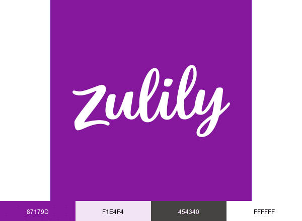 Zulily brand color palette