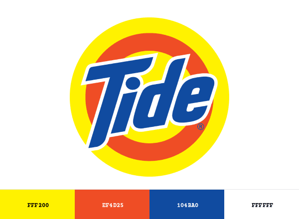 Tide brand color palette