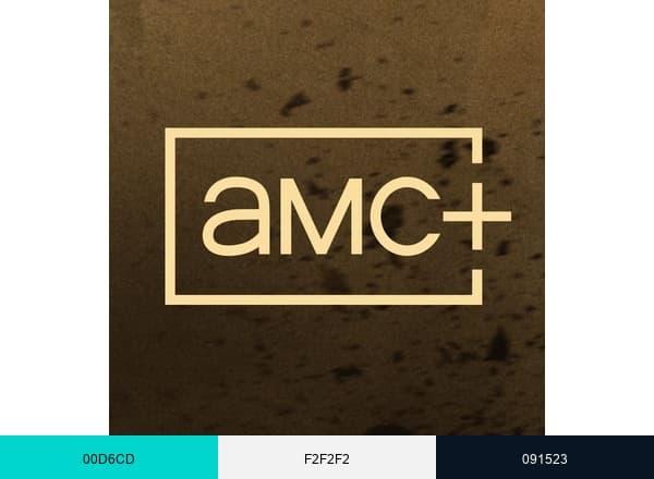 AMC+ brand color palette