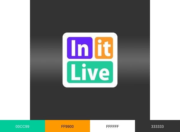 InitLive Inc. brand color palette