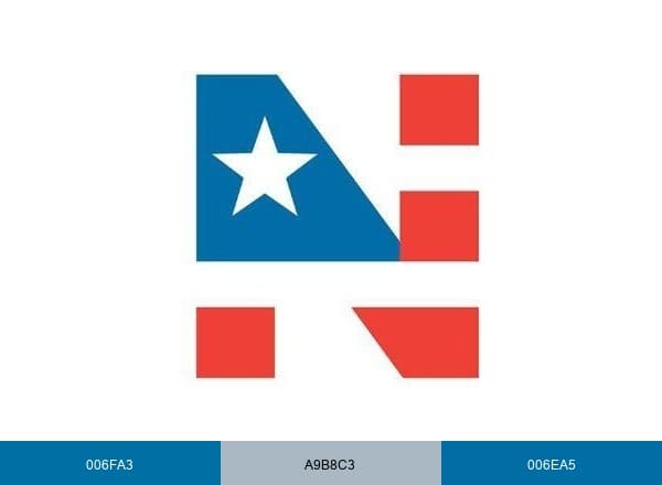 NARFE National Headquarters brand color palette